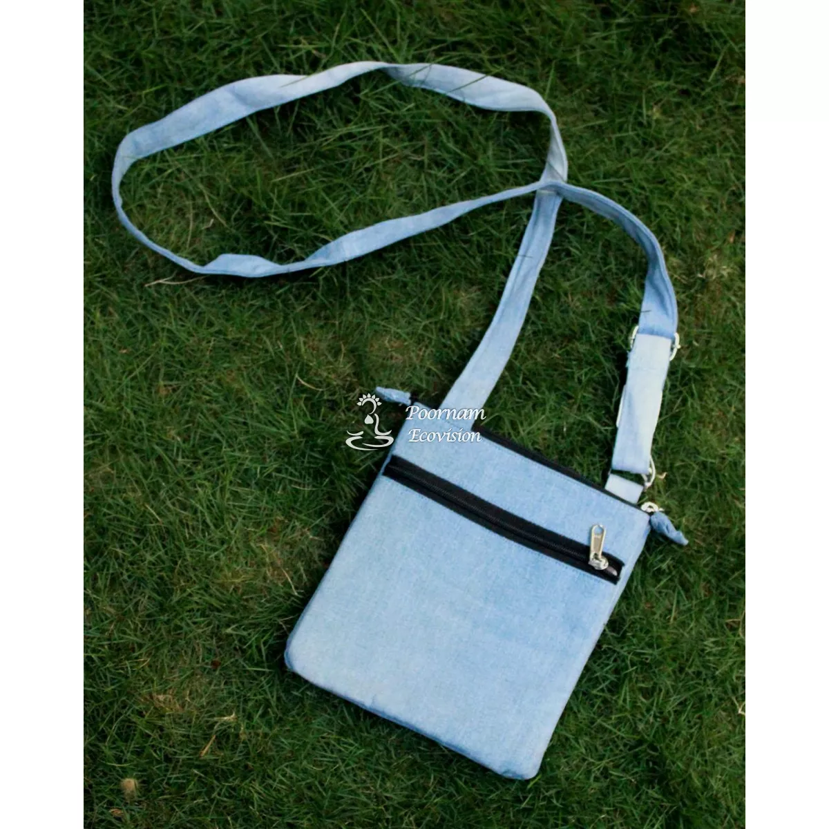 Cap Sling Bag Jeans Poornam Ecovision